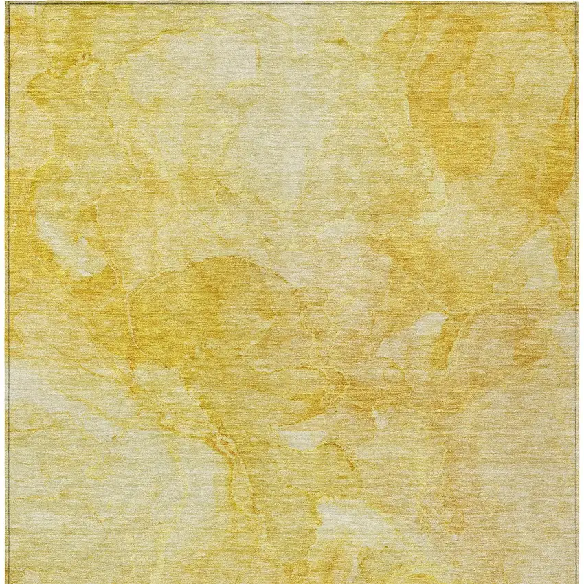 Gold And Yellow Nautical Washable Indoor Outdoor Area Rug Photo 6