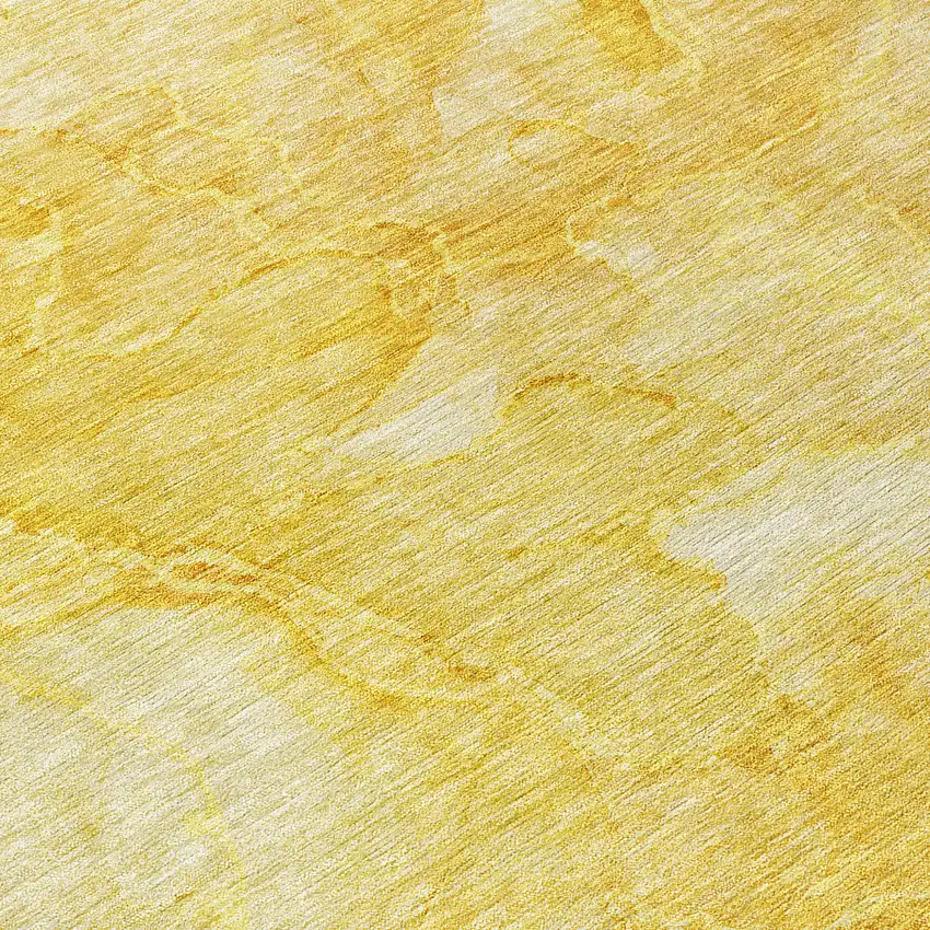 Gold And Yellow Nautical Washable Indoor Outdoor Area Rug Photo 7