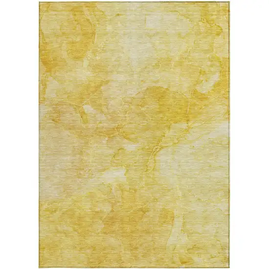 Gold And Yellow Nautical Washable Indoor Outdoor Area Rug Photo 5
