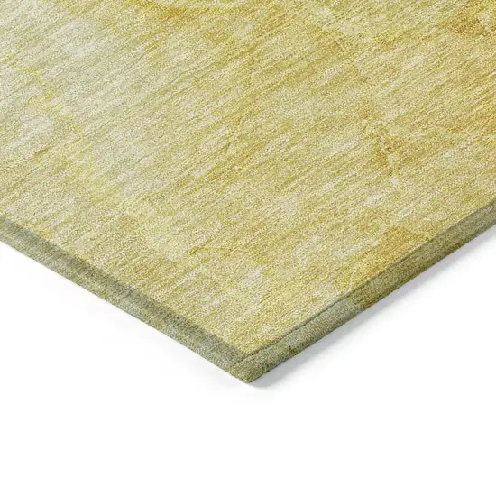 Gold And Yellow Nautical Washable Indoor Outdoor Area Rug Photo 4