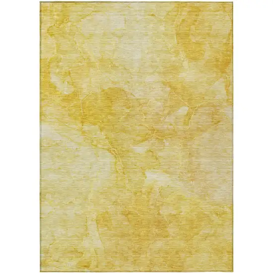 Gold And Yellow Nautical Washable Indoor Outdoor Area Rug Photo 2