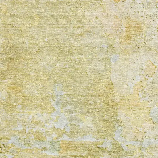 Gold Beige And Ivory Abstract Washable Area Rug With UV Protection Photo 4