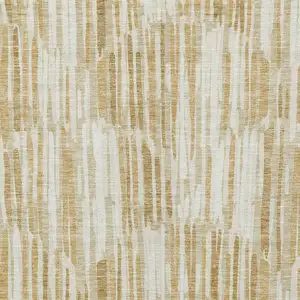 Photo of Gold Beige And Ivory Abstract Washable Indoor Outdoor Area Rug