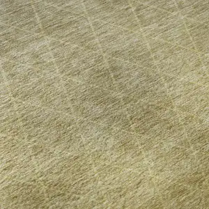 Photo of Gold Beige And Taupe Geometric Washable Area Rug With UV Protection