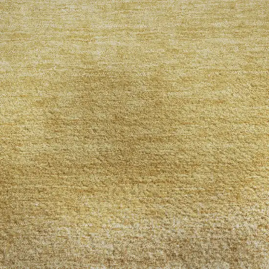 Gold Beige And Wheat Ombre Washable Area Rug With UV Protection Photo 3