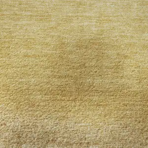 Photo of Gold Beige And Wheat Ombre Washable Area Rug With UV Protection