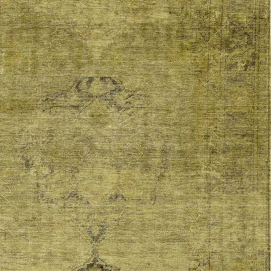 Gold Brown And Wheat Oriental Washable Indoor Outdoor Area Rug Photo 5
