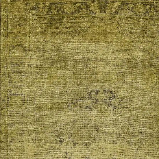 Gold Brown And Wheat Oriental Washable Indoor Outdoor Area Rug Photo 5
