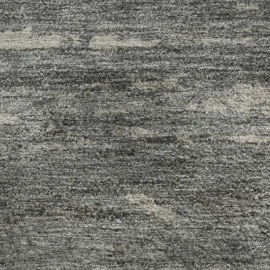 Gold Charcoal And Gray Abstract Washable Area Rug With UV Protection Photo 4