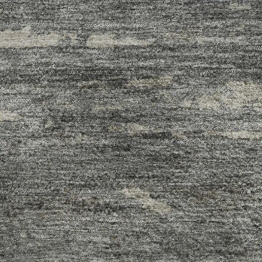 Gold Charcoal And Gray Abstract Washable Area Rug With UV Protection Photo 3