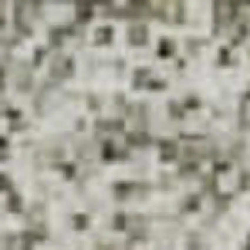 Gold Charcoal And Silver Abstract Washable Area Rug With UV Protection Photo 3