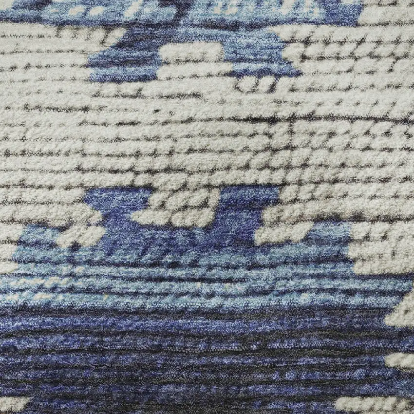 Gold Copper And Ivory Tribal Washable Area Rug With UV Protection Photo 9