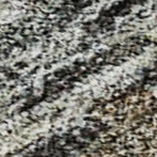 Gold Coral And Blue Abstract Geometric Washable Area Rug With UV Protection Photo 3