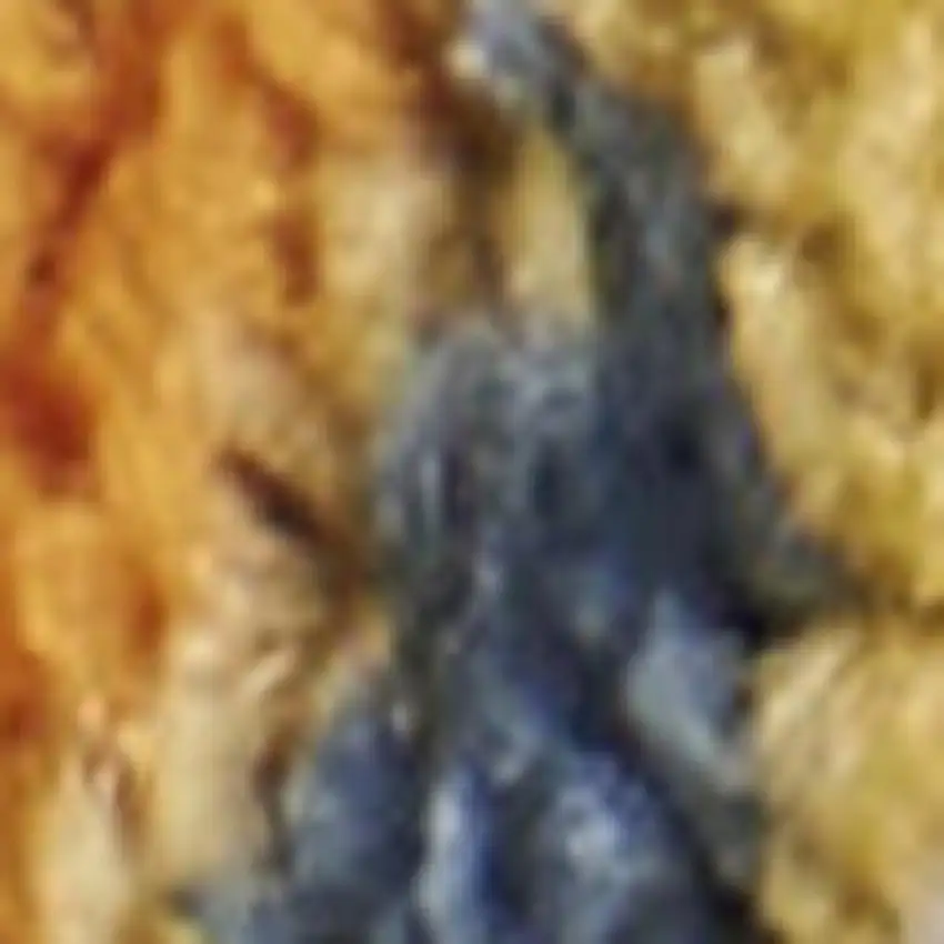 Gold Floral Power Loom Area Rug Photo 3