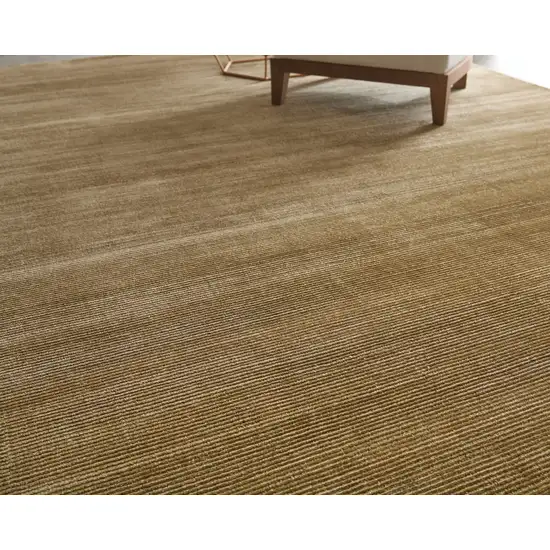 Gold Hand Woven Area Rug Photo 5