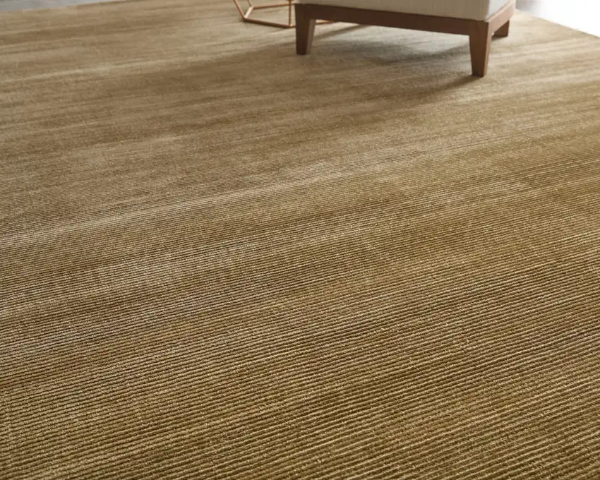 Gold Hand Woven Area Rug Photo 5