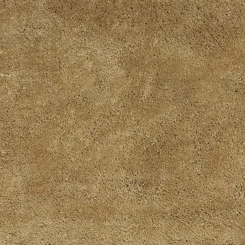 8'X11' Gold Indoor Shag Rug Photo 4