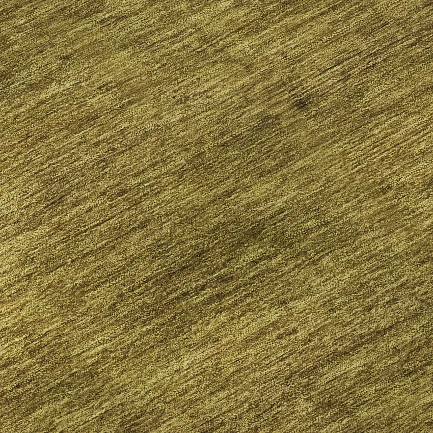 Gold Ivory And Gray Striped Washable Area Rug With UV Protection Photo 9