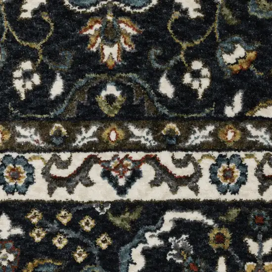 Gold Medallion Area Rug With Fringe Photo 7