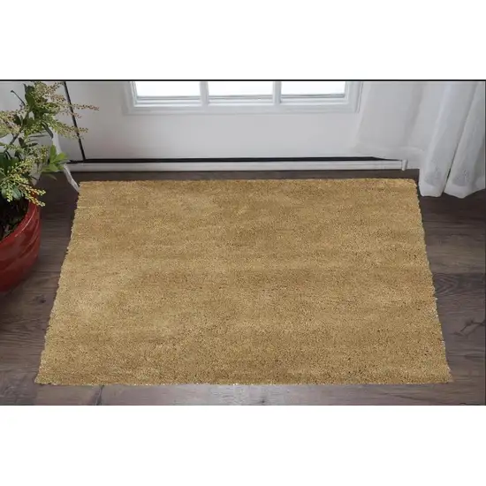 Gold Hand Woven Area Rug Photo 1