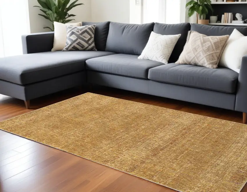 Brown Power Loom Area Rug Photo 1