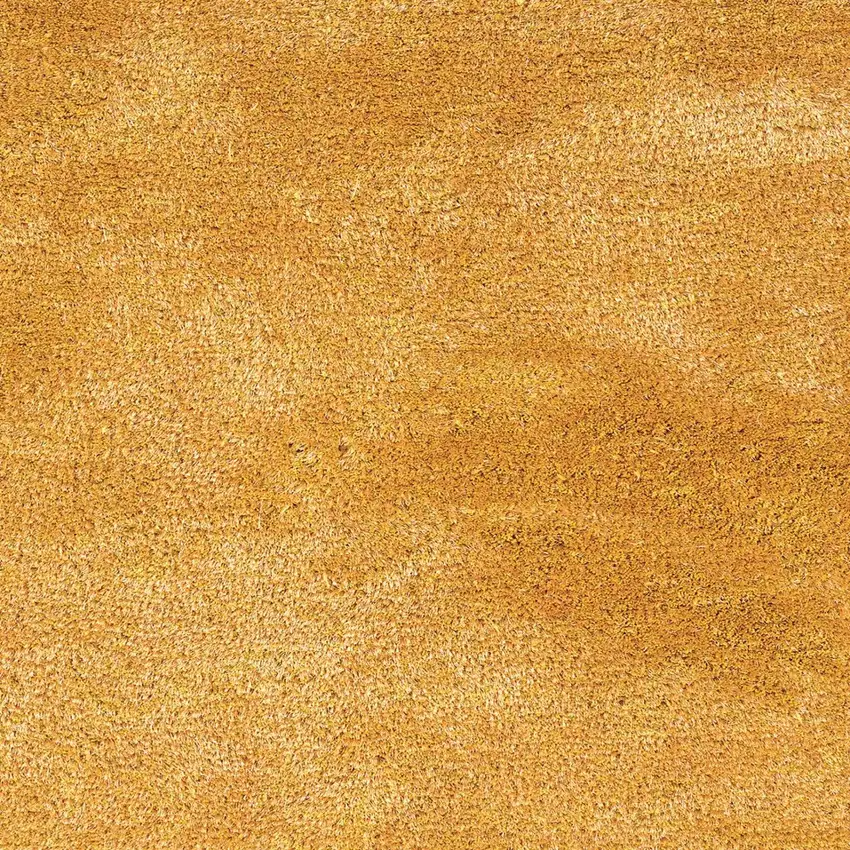 Gold Shag Hand Tufted Area Rug Photo 3