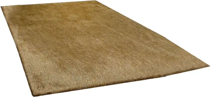 Gold Shag Hand Tufted Area Rug Photo 2