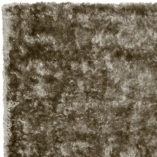Gold Shag Hand Tufted Area Rug Photo 6
