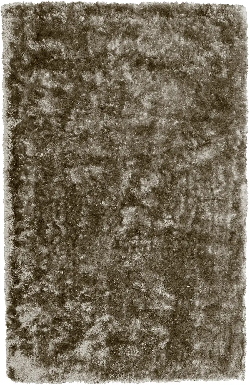 Gold Shag Hand Tufted Area Rug Photo 1