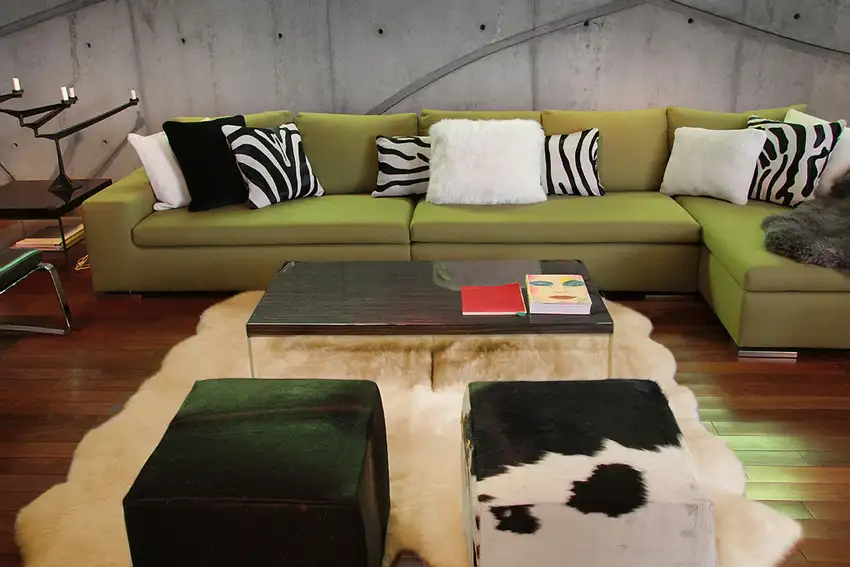 Gold Sheepskin Handmade Area Rug Photo 5