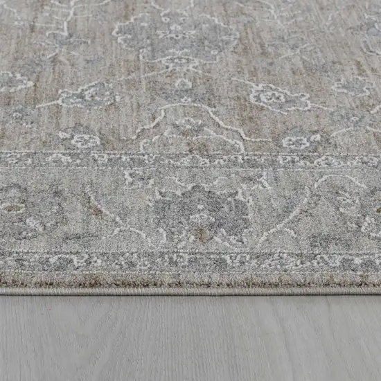 Gold Southwestern Power Loom Stain Resistant Area Rug Photo 4