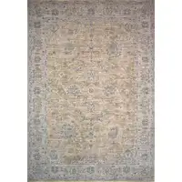 Photo of Gold Southwestern Power Loom Stain Resistant Area Rug