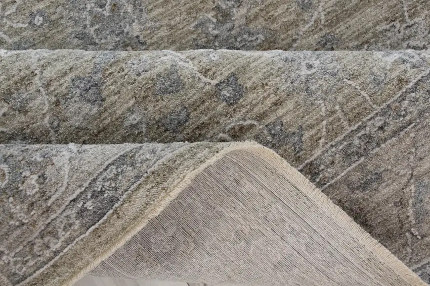 Gold Southwestern Power Loom Stain Resistant Area Rug Photo 9