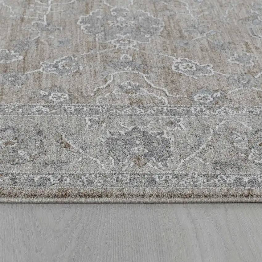 Gold Southwestern Power Loom Stain Resistant Area Rug Photo 4