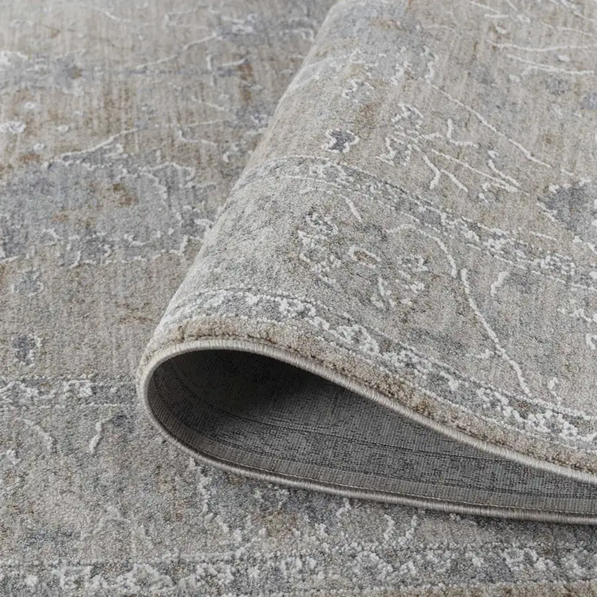 Gold Southwestern Power Loom Stain Resistant Area Rug Photo 3