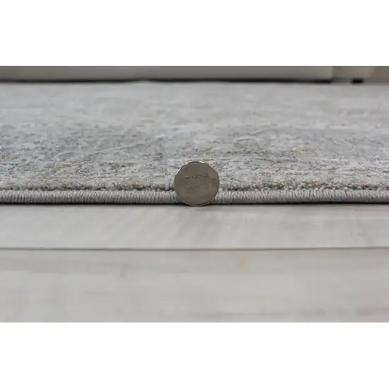 Gold Southwestern Power Loom Stain Resistant Area Rug Photo 5