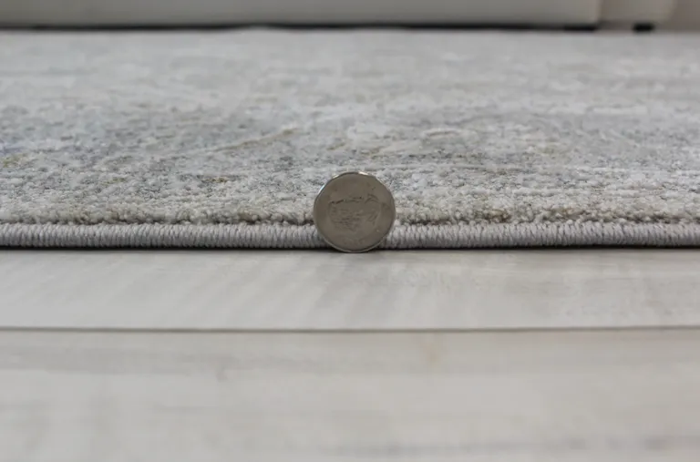 Gold Southwestern Power Loom Stain Resistant Area Rug Photo 5