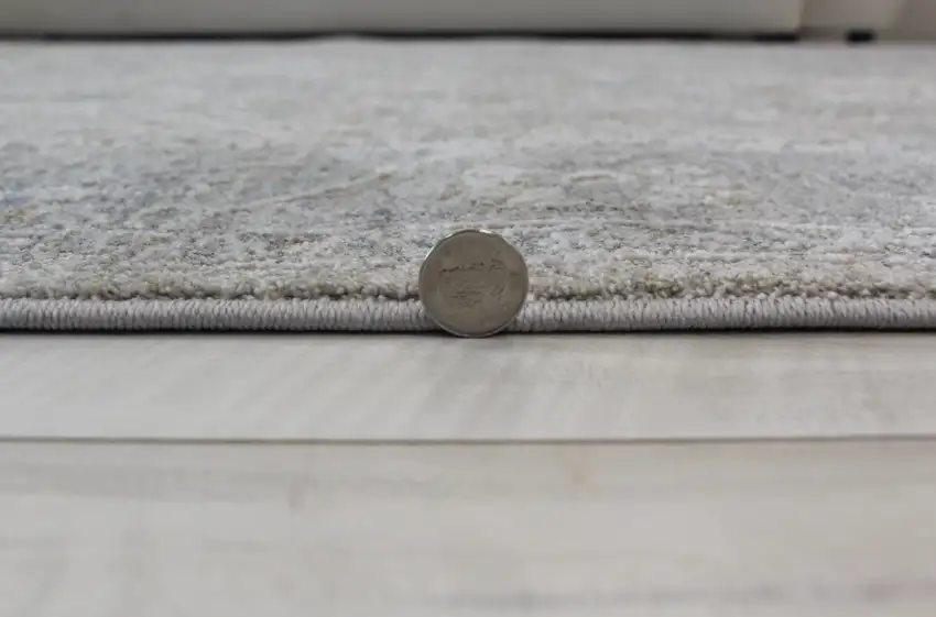 Gold Southwestern Power Loom Stain Resistant Area Rug Photo 5