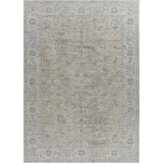 Gold Southwestern Power Loom Stain Resistant Area Rug Photo 2