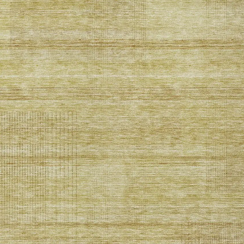Gold Wheat And Beige Striped Washable Indoor Outdoor Area Rug Photo 6