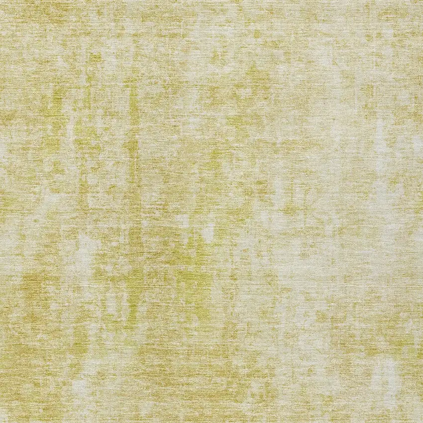 Gold Wheat And Ivory Abstract Washable Indoor Outdoor Area Rug Photo 6