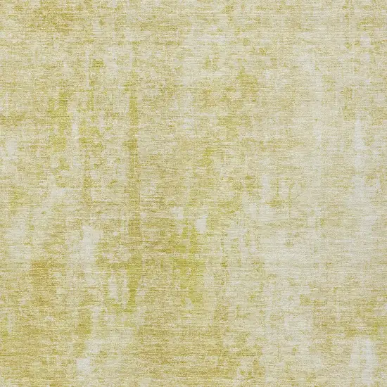 Gold Wheat And Ivory Abstract Washable Indoor Outdoor Area Rug Photo 5