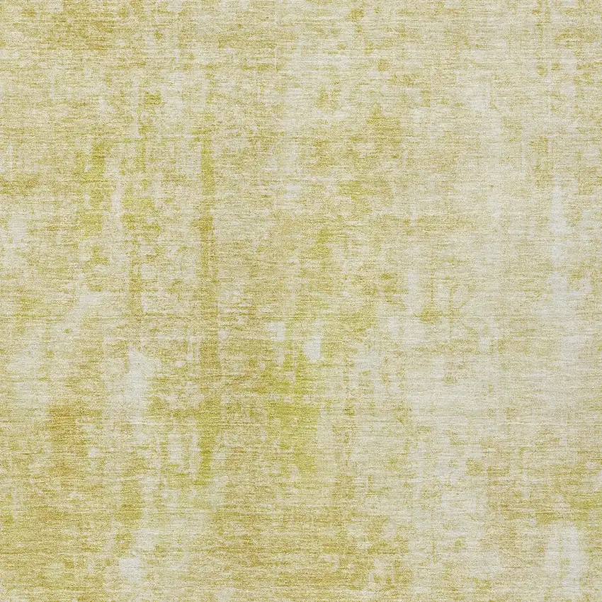 Gold Wheat And Ivory Abstract Washable Indoor Outdoor Area Rug Photo 5