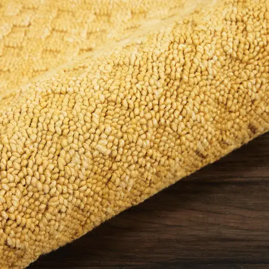 Gold Wool Area Rug Photo 9