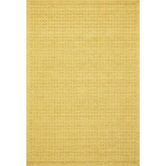Gold Wool Area Rug Photo 7