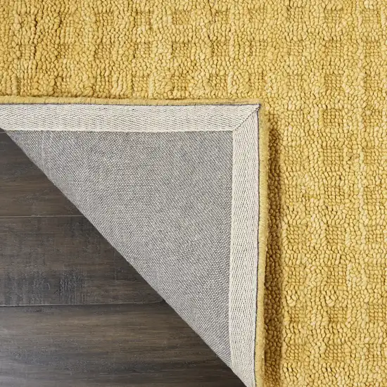 Gold Wool Area Rug Photo 9