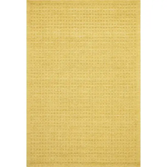 Gold Wool Area Rug Photo 8