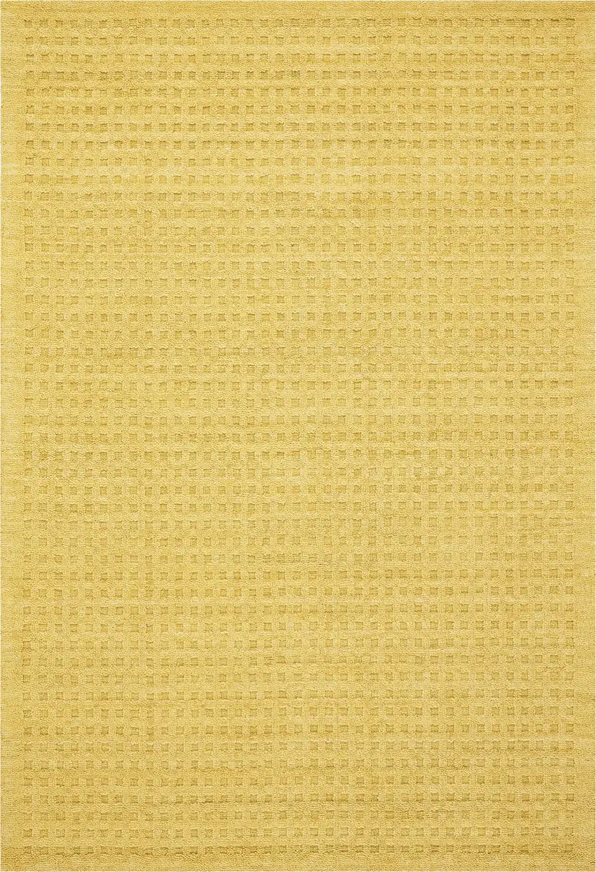 Gold Wool Area Rug Photo 7