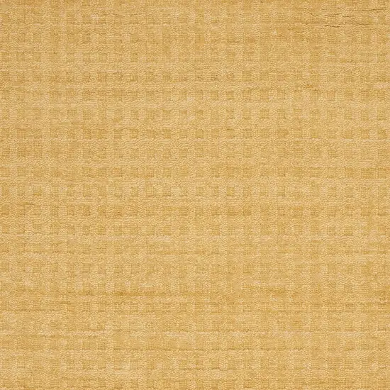 Gold Wool Area Rug Photo 6