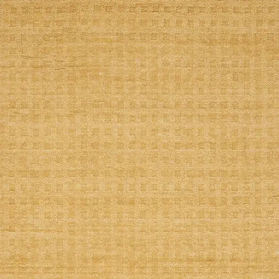 Gold Wool Area Rug Photo 3